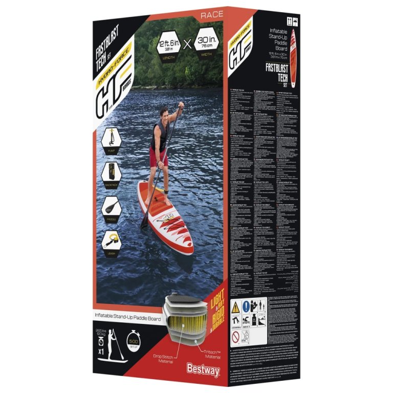 Bestway Hydro-Force Fastblast Tech szett felfújható SUP 381x76x15 cm