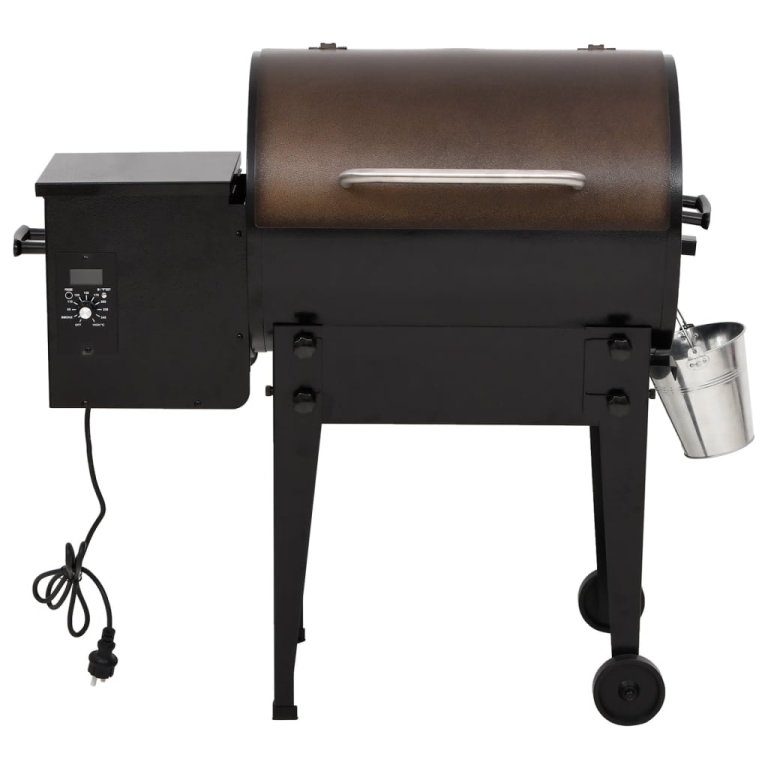 fekete vas pellet grillsütő 94 cm