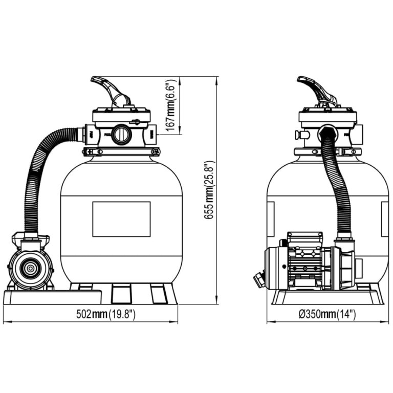 2 db homokszűrő szivattyú 600 W 17000 l/óra