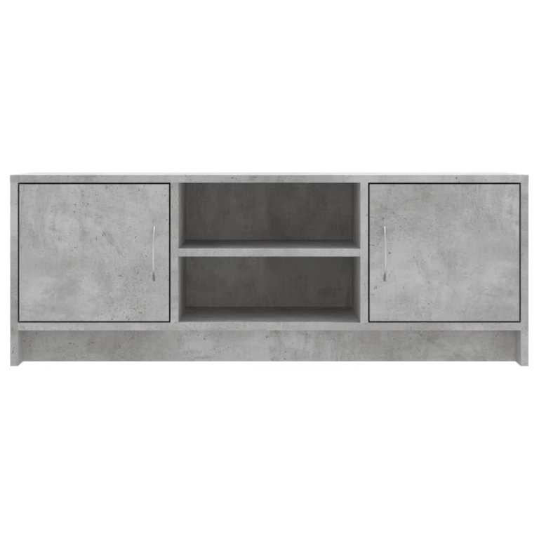 betonszürke szerelt fa TV-szekrény 102x30x37,5 cm