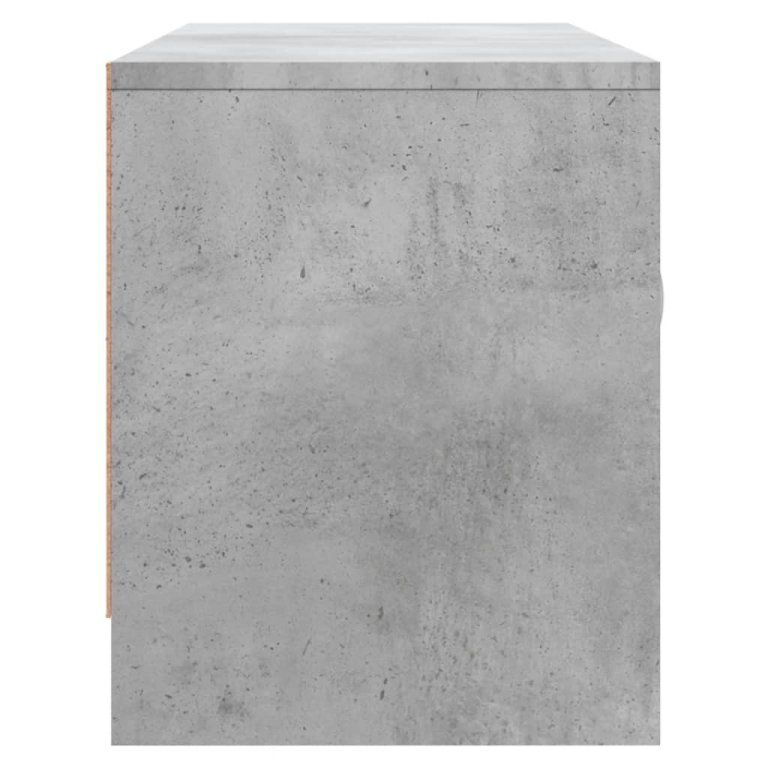 betonszürke szerelt fa TV-szekrény 102x30x37,5 cm