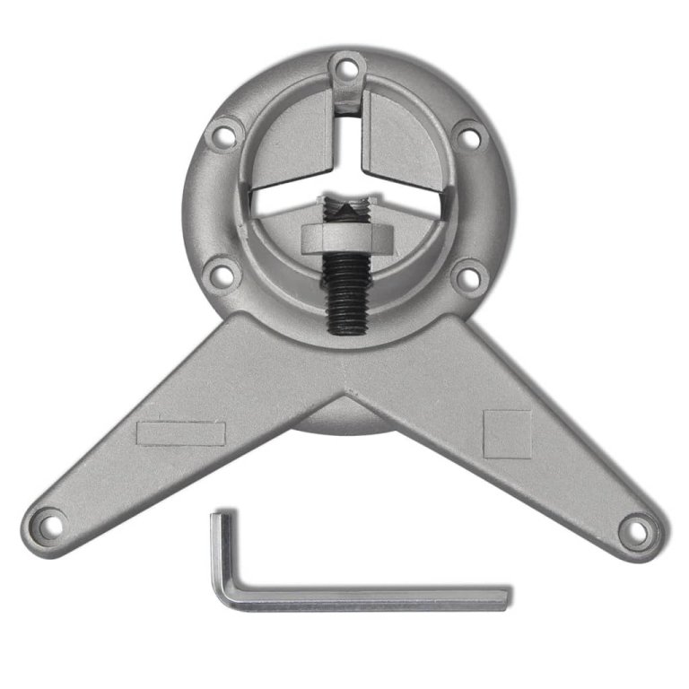 4 db állítható magasságú csiszolt nikkel asztalláb 870 mm