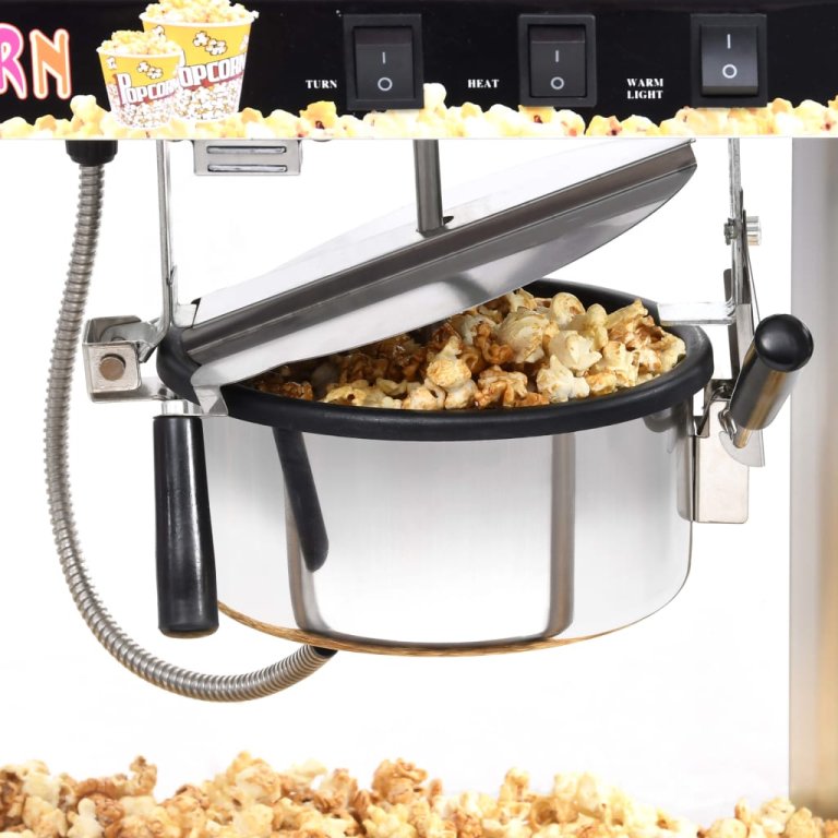 popcorn készítő gép teflon bevonatú edénnyel 1400 W