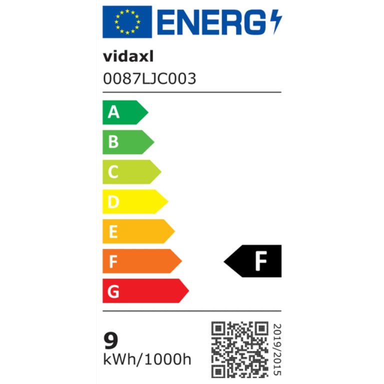 fekete ovális kültéri LED lámpa 9 W