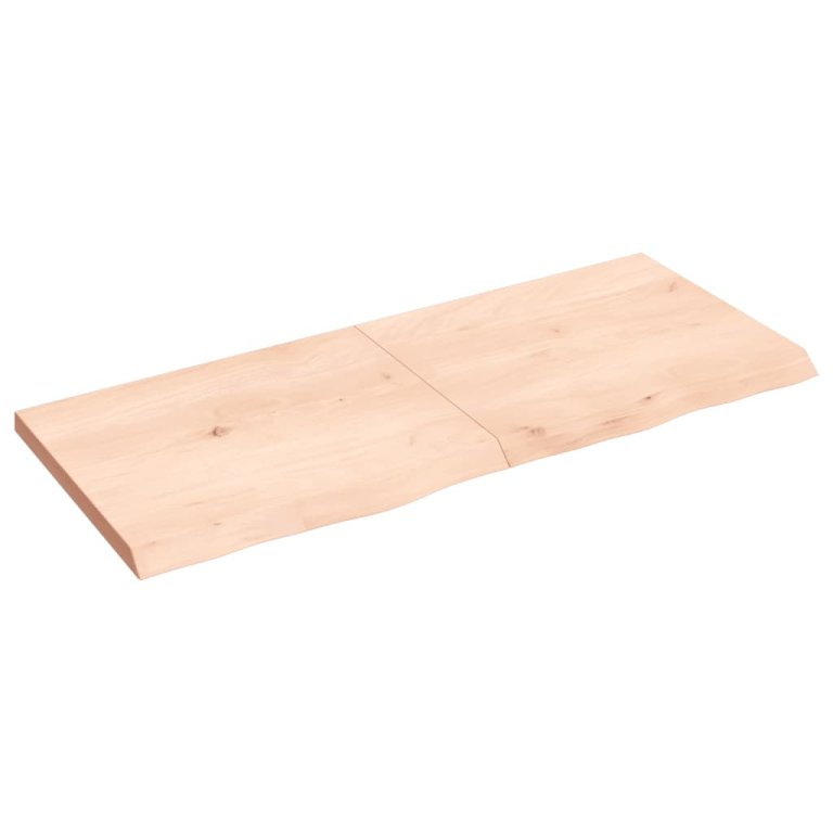 kezeletlen tömör tölgyfa asztallap 120x50x(2-4) cm