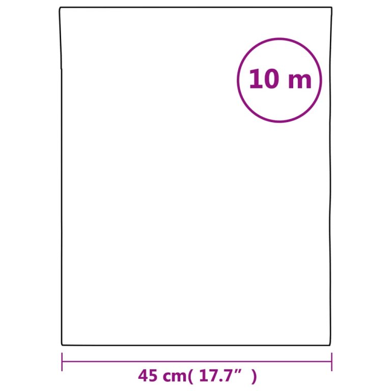 matt átlátszó fehér PVC statikus ablakfólia 45 x 1000 cm