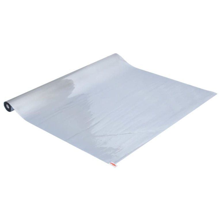 ezüst PVC tükröző statikus napsugárzás elleni fólia 60 x1000 cm