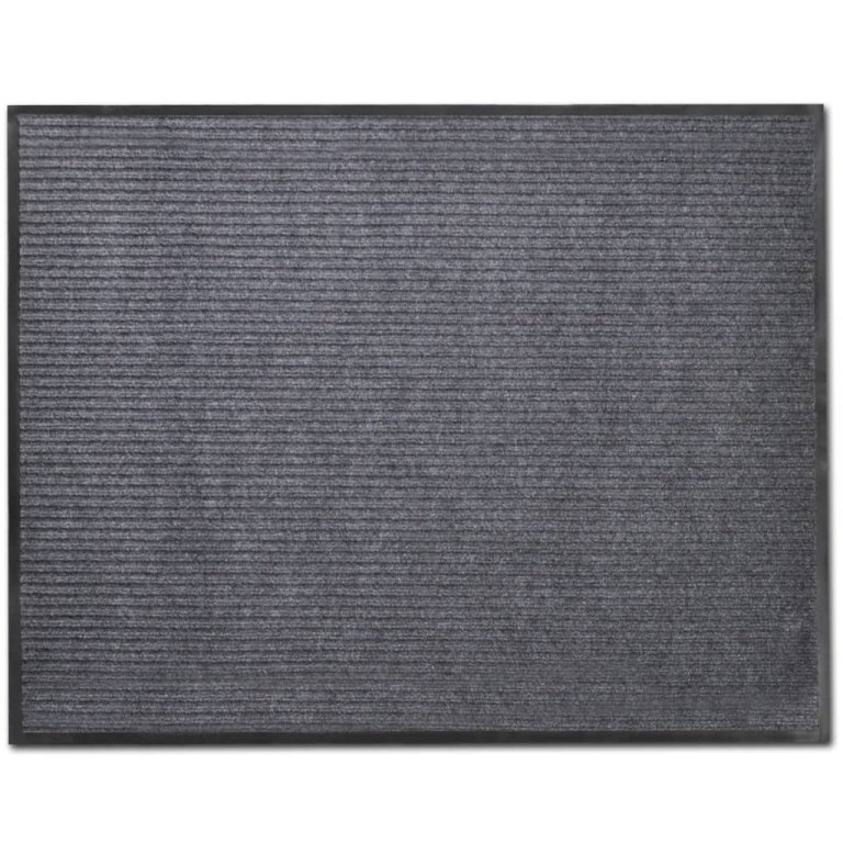 2 db szürke PVC lábtörlő 90 x 60 cm