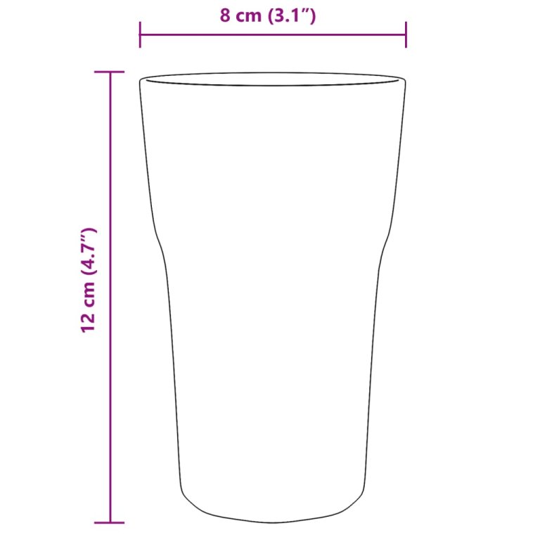 6 db söröspohár 295 ml