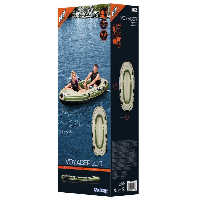 Bestway Hydro Force Voyager 300 felfújható csónak 243 x 102 cm