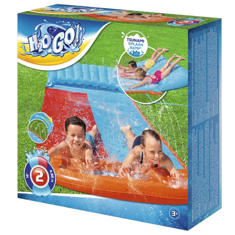 Bestway H2OGO Tsunami Splash Ramp dupla pályás csúszda