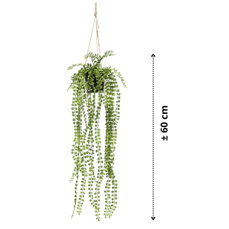 Emerald mű-kapaszkodófikusz függőbokor cserépben 60 cm