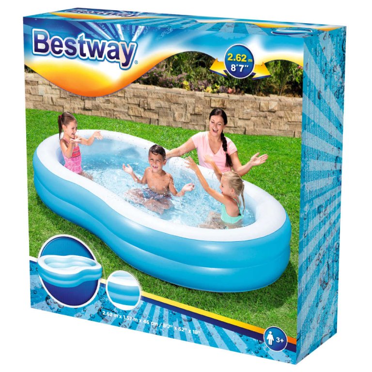 Bestway Big Lagoon családi medence 262 x 157 x 46 cm