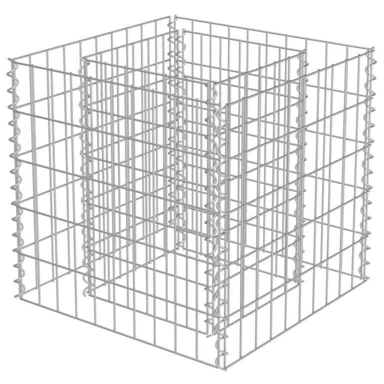 horganyzott acél gabion magaságyás 50 x 50 x 50 cm