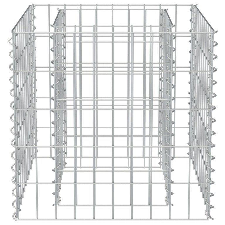 horganyzott acél gabion magaságyás 50 x 50 x 50 cm