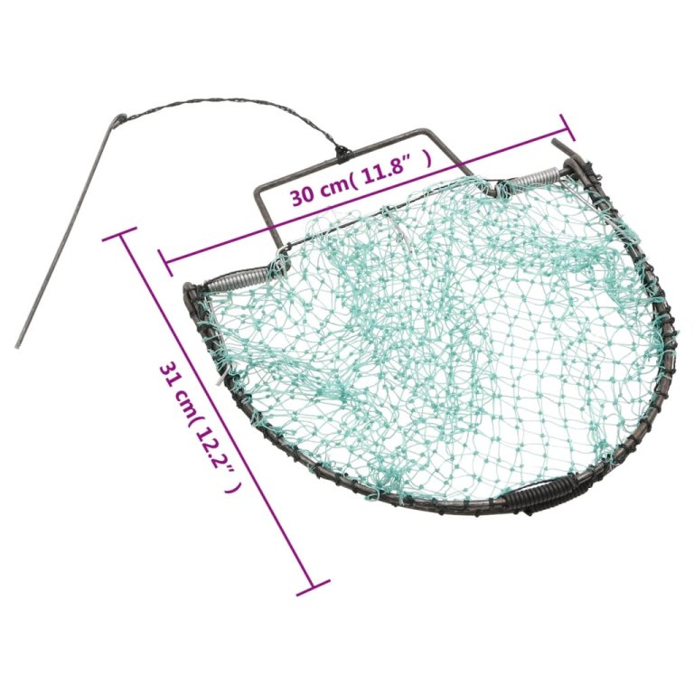 zöld acél madárcsapda 30 cm