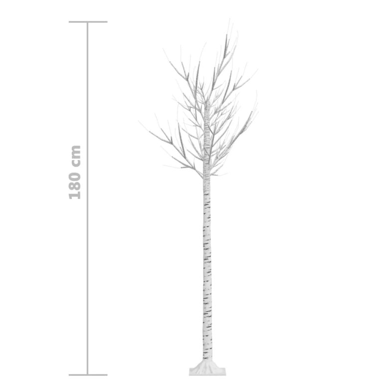 180 LED-es bel-/kültéri kék fűzfa karácsonyfa 1,8 m