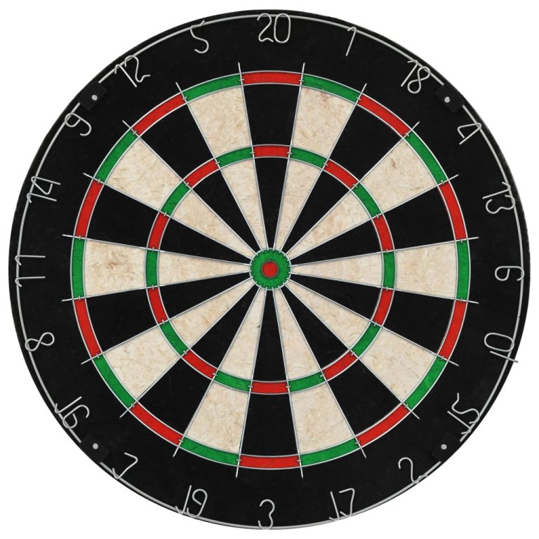 szizálból készült professzionális darts tábla 6 nyíllal