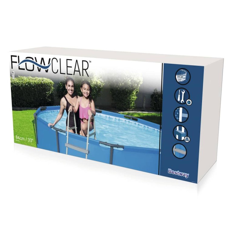 Bestway Flowclear 58430 2 fokos medencelétra 84 cm