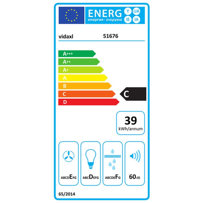 fehér acél és edzett üveg fali páraelszívó 60 cm