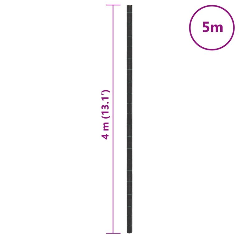 fekete PP talajtakaró membrán 4 x 5 m