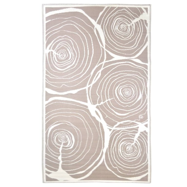 Esschert Design évgyűrű mintás kültéri szőnyeg 240 x 150 cm